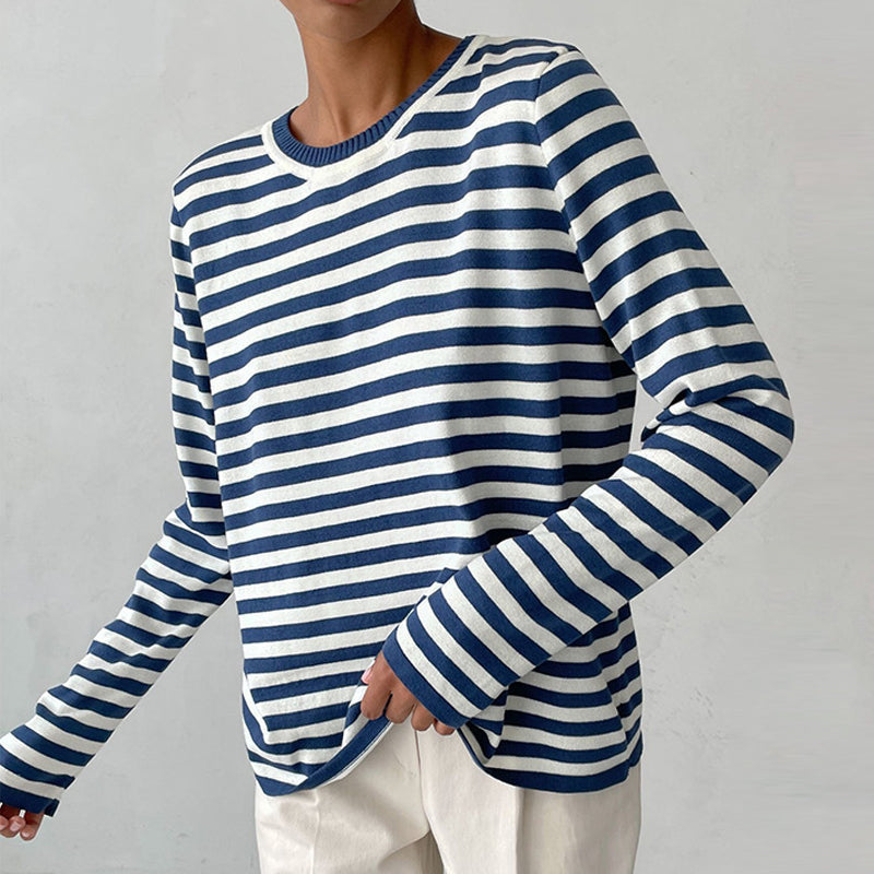 Elegant gestreept T-shirt