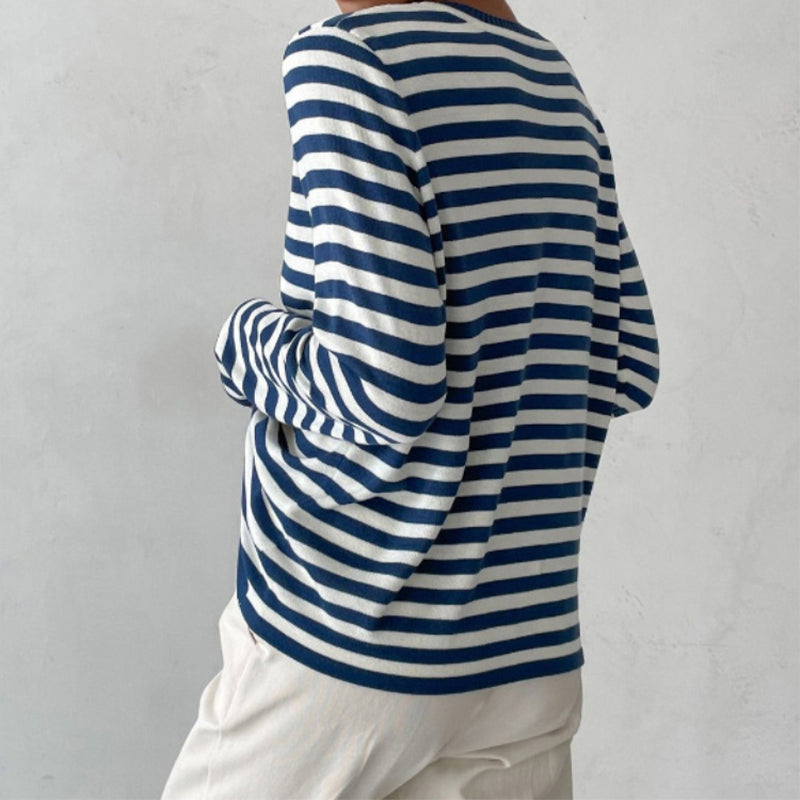 Elegant gestreept T-shirt