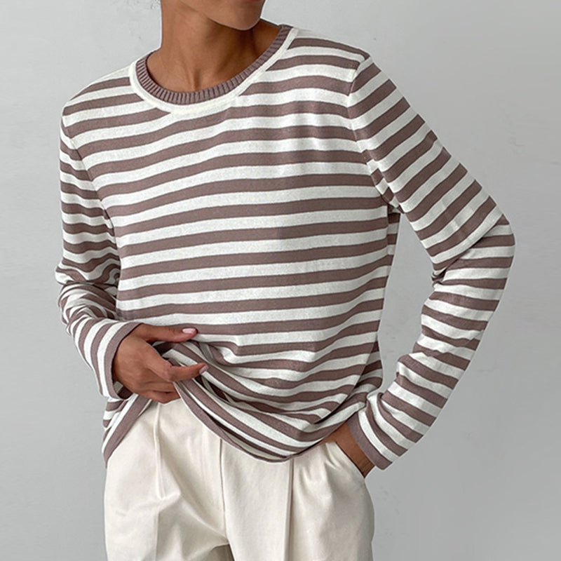 Elegant gestreept T-shirt