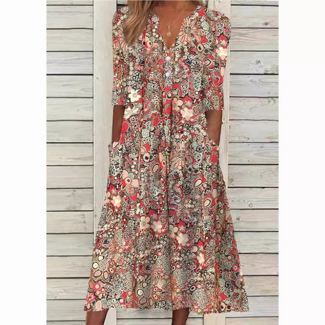 Elegante zomerjurk | 1+1 Gratis