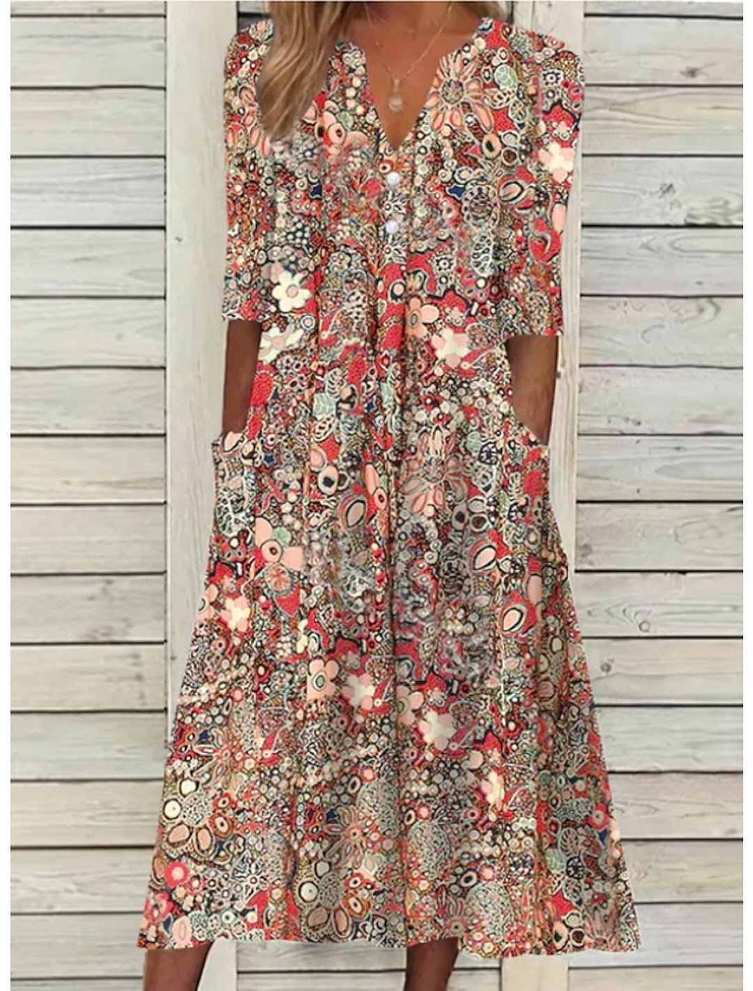 Elegante zomerjurk | 1+1 Gratis