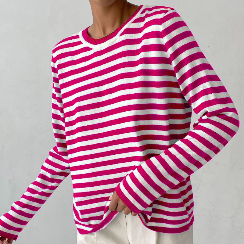 Elegant gestreept T-shirt