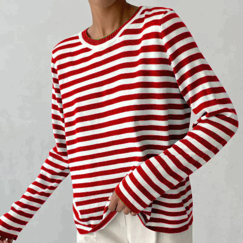 Elegant gestreept T-shirt