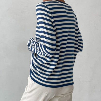 Elegant gestreept T-shirt