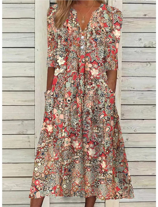 Elegante zomerjurk | 1+1 Gratis
