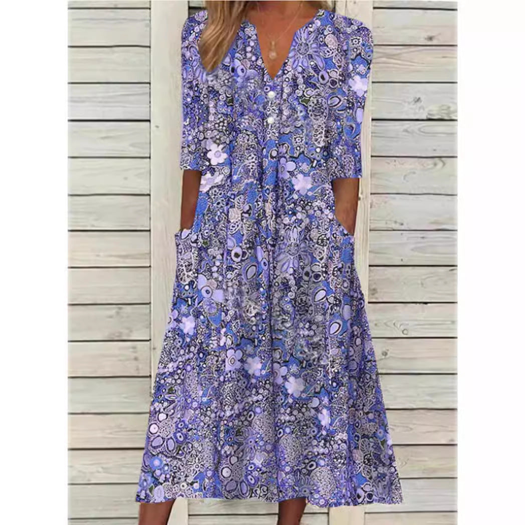 Elegante zomerjurk | 1+1 Gratis
