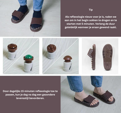 Acupressuurslippers | 1+1 Gratis