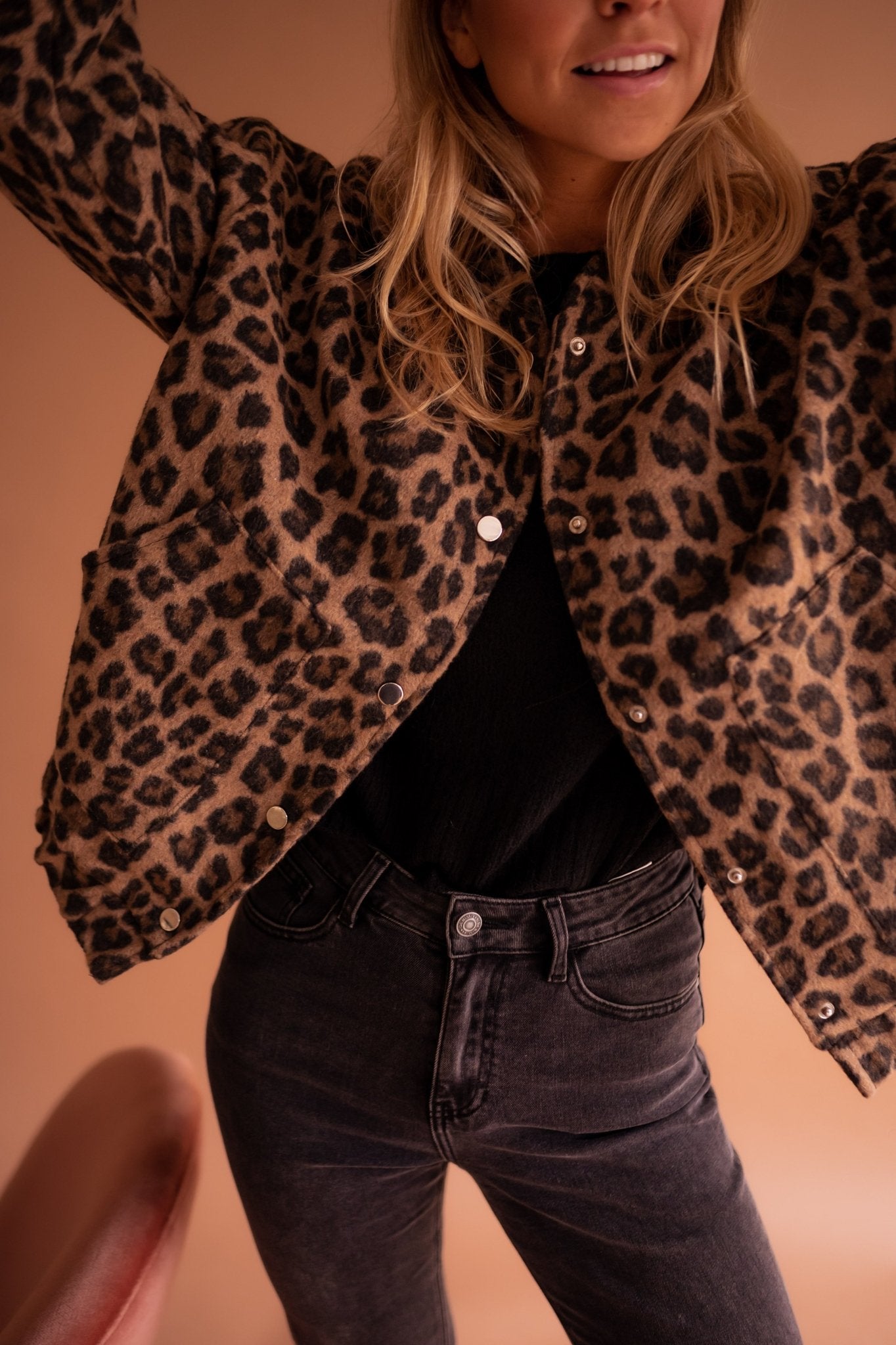 Louise™ – Luipaard Herfstjasje