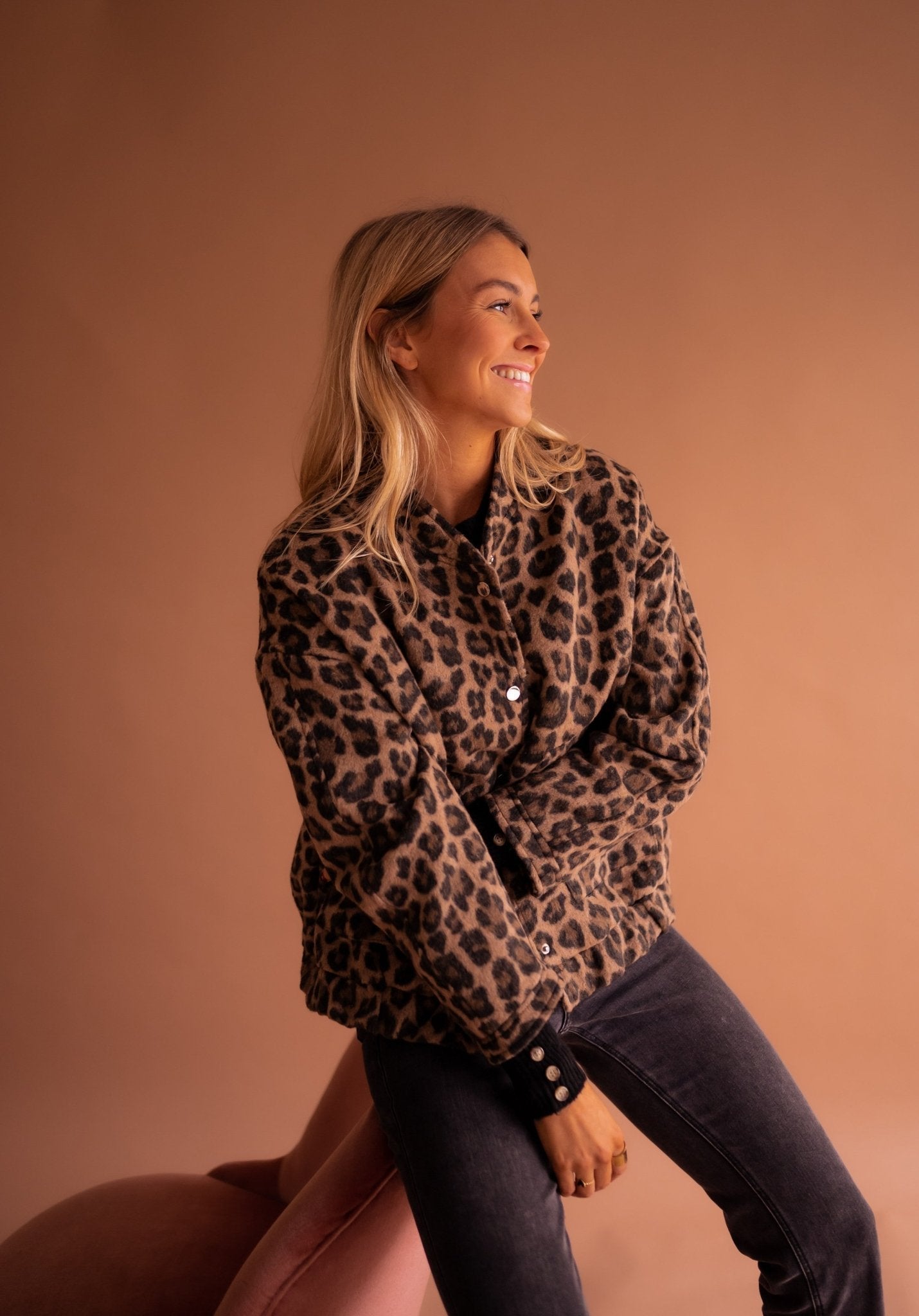 Louise™ – Luipaard Herfstjasje