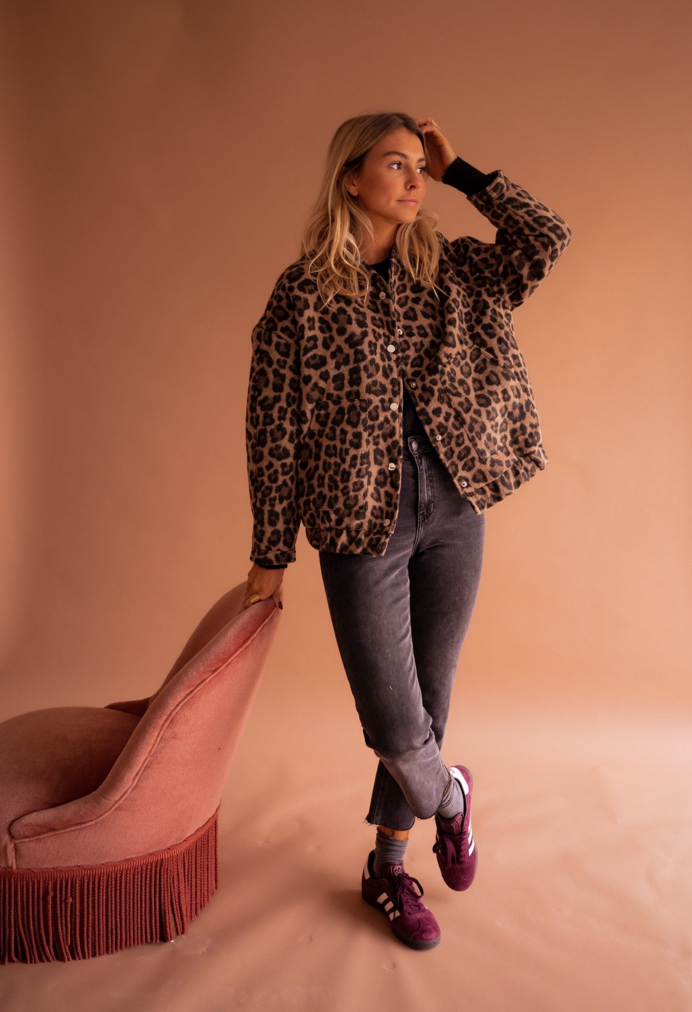 Louise™ – Luipaard Herfstjasje