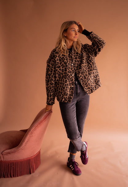 Louise™ – Luipaard Herfstjasje