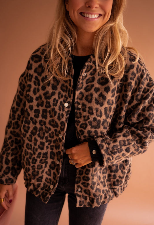 Louise™ – Luipaard Herfstjasje