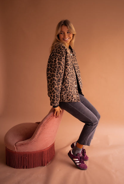 Louise™ – Luipaard Herfstjasje